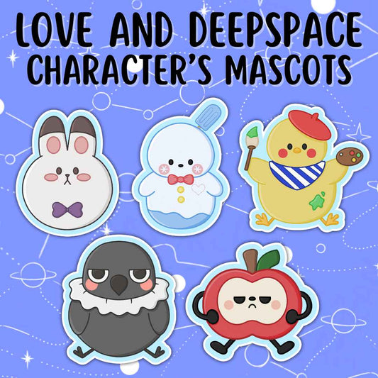 LOVE AND DEEPSPACE: Character's  Mascots Stickers
