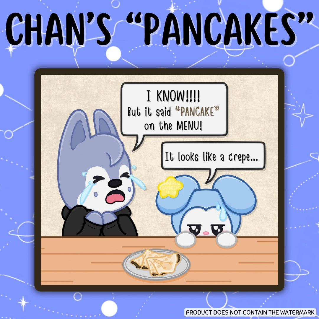 Chan's "Pancakes" Sticker